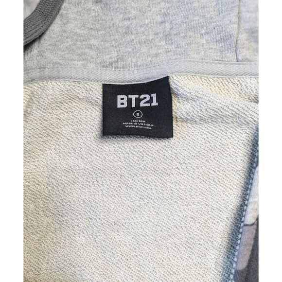 BTS BT21 Line Friends K-pop Chimmy Hooded Zip Up Cotton Jacket Size Small - Picture 5 of 8